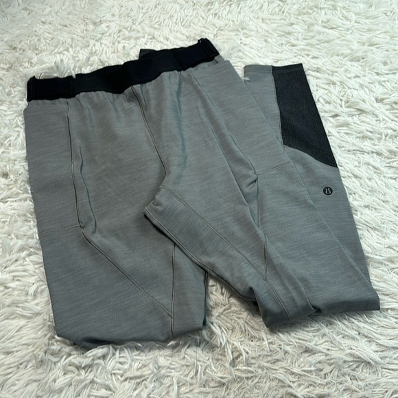 Lululemon Esker Tight *lululemon lab Heathered Medium Grey / Heathered Black - Picture 1 of 6